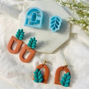 Clay Cutters for Polymer Clay Earrings (earrings not included)